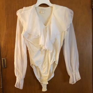 White sheer body suit🎉Buy 2 $5 get 1 free.🎉